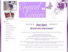 Tablet Screenshot of crystal-covers.co.uk